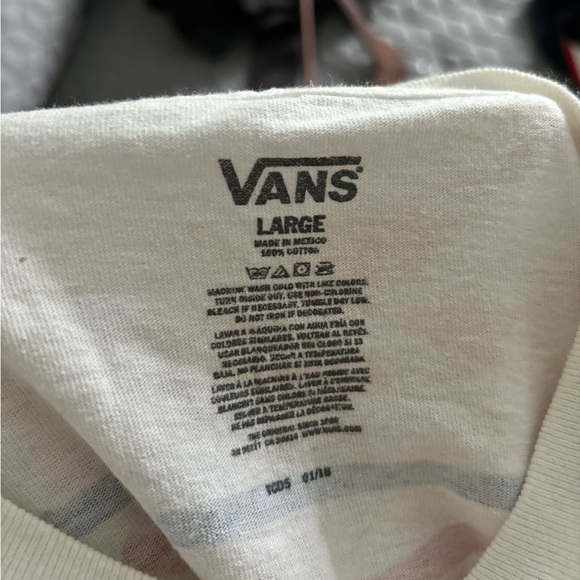 Vans Long Sleeve Graphic Tee Large White - Picture 4 of 4
